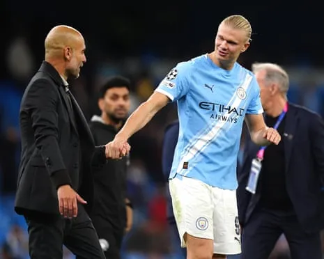 Haaland Becomes Part of Elite UCL Half-Century Group, Praised by Guardiola as CR7 and Messi's Fellow Monster