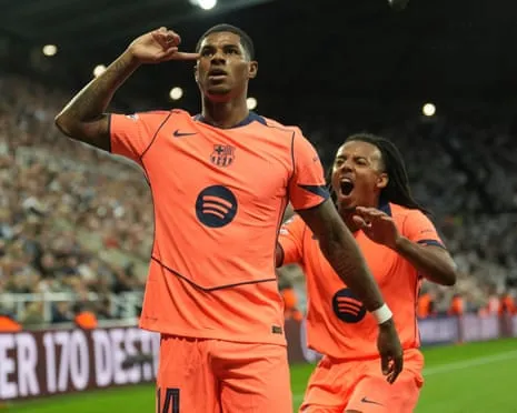Forward spoils the Magpies' major night and claims: ‘I am getting better at Barça’